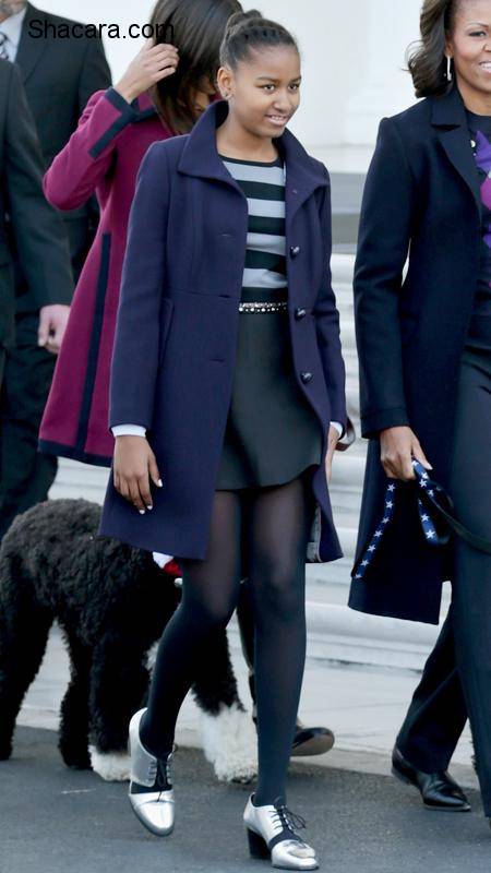 Just Like Mama! Sasha Obama Is Slowly Evolving Into A Style Queen