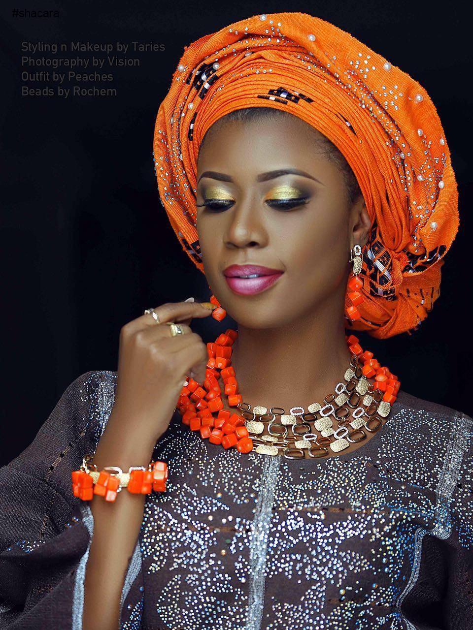 Hot Shots: Big Brother Africa Star Selly Galley Looking Extra Beautiful In Nigerian Attire In New Pics