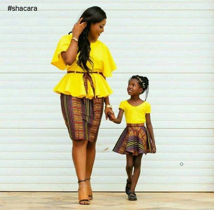 THE ENVIABLE ANKARA STYLES YOU SHOULD STEAL FROM MUM AND DAUGHTER