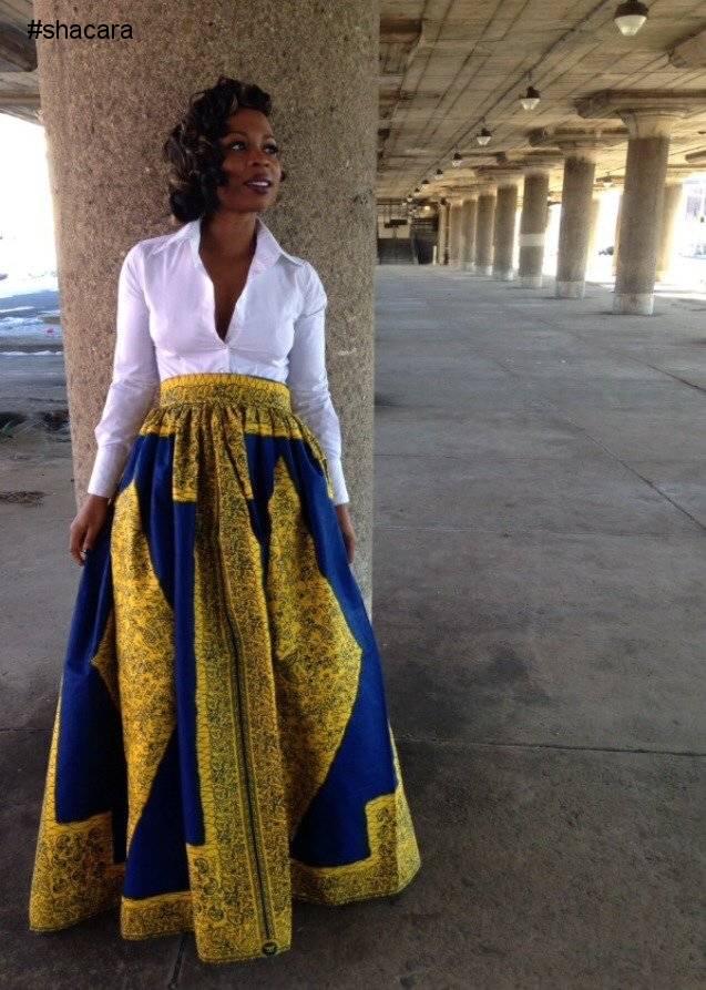 tay In Style With This Months Maxi Skirt Inspiration For African Fashion Lovers!