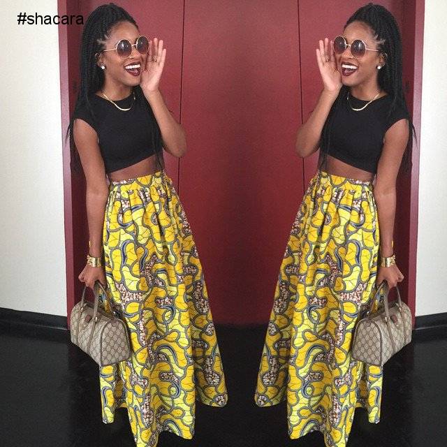 tay In Style With This Months Maxi Skirt Inspiration For African Fashion Lovers!