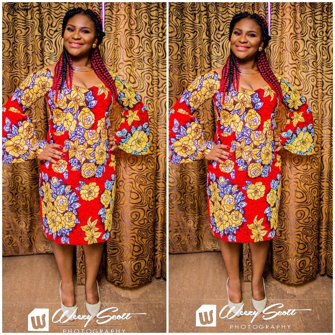 GET WOW THIS WEEKEND WITH THESE STUNNING HEAD TURNING ANKARA STYLES.
