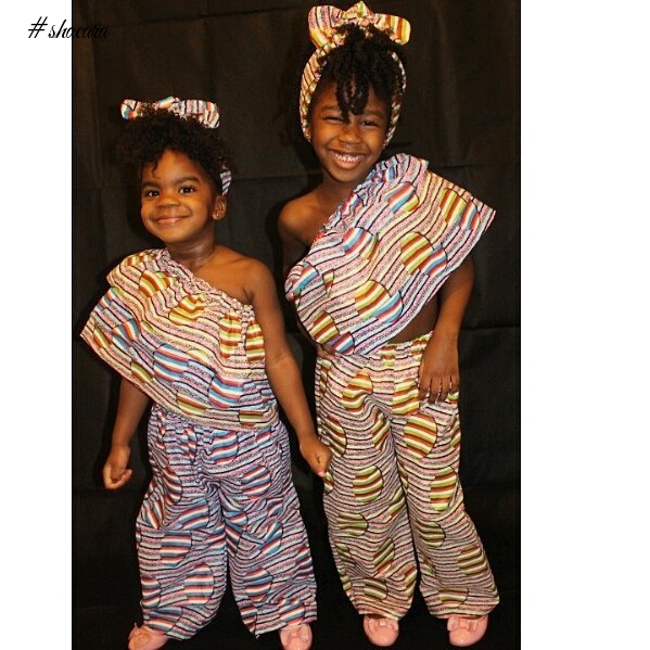 THESE TWO SISTERS ANKARA KIDS FASHION IS TOO LIT!!!