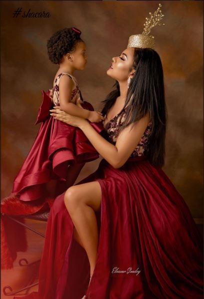 ANNA EBIERE AND HER MINI ME ARE SUPER CUTE IN THESE NEW PHOTOS