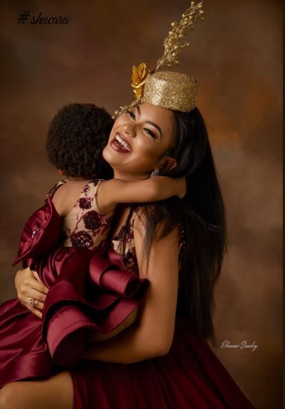 ANNA EBIERE AND HER MINI ME ARE SUPER CUTE IN THESE NEW PHOTOS