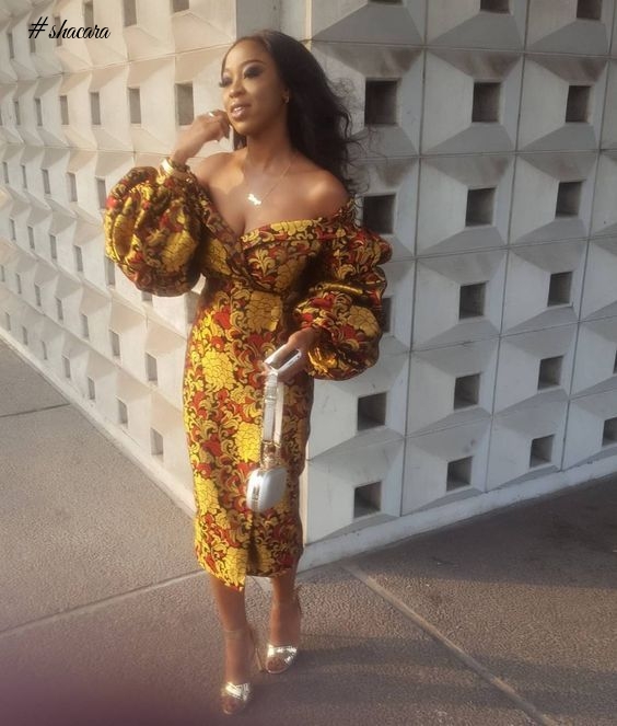 SHOW OFF THOSE AMAZING SHOULDERS IN THESE COLD SHOULDER ANKARA DRESSES
