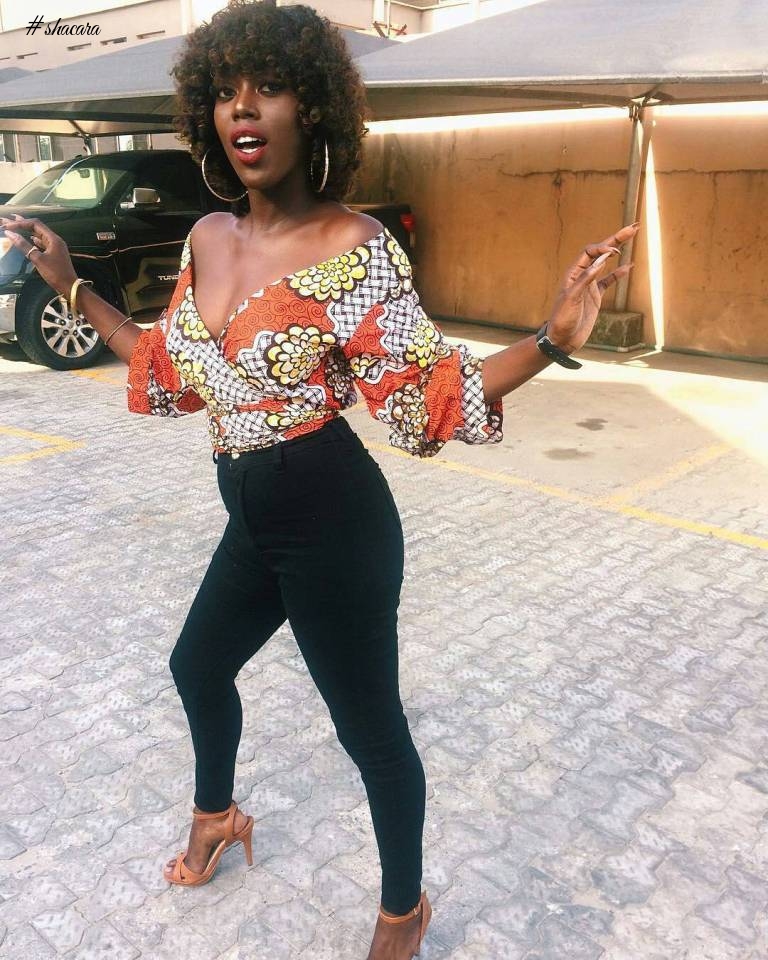 SIMPLE AND STYLISH! ANKARA TOPS FASHION QUEENS ARE SLAYING THIS WEEK