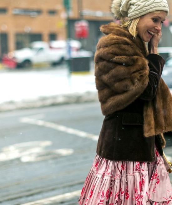 All Fur Streetstyles From Fashion Week Fall 2017
