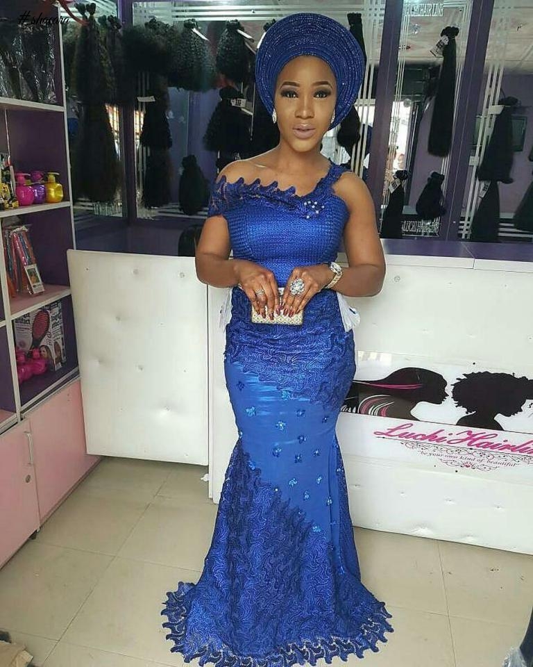 ASO EBI STYLES FAB FOR THE WEEKEND OWAMBE PARTY
