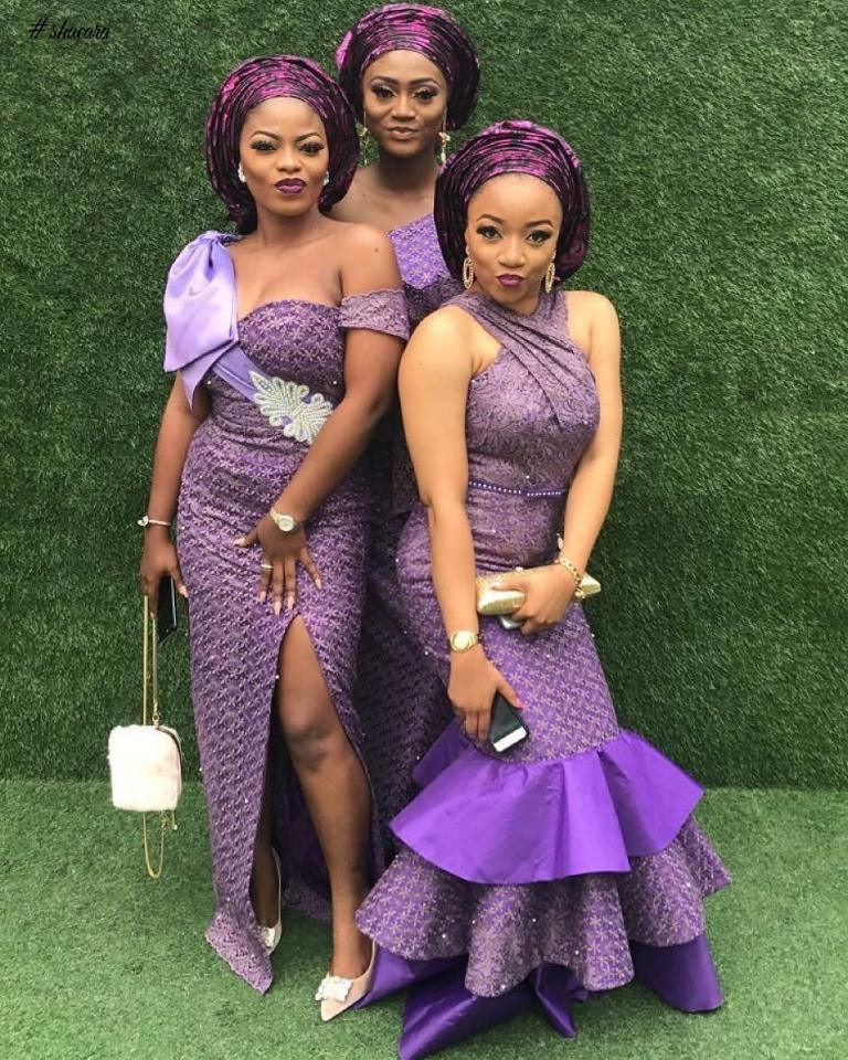 THESE FAB ASO EBI STYLES WE SAW OVER THE WEEKEND GOT OUR 100% APPROVAL