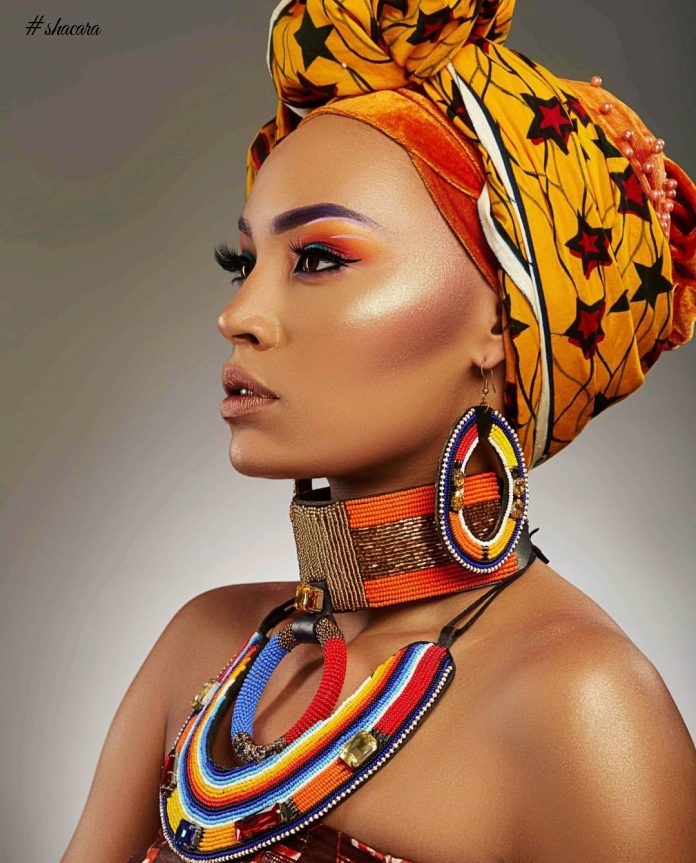 Fabulous Headwrap Editorial ‘AFRONATION’ With Amazing Kenyan Jewelry Shot By Sean Whitty