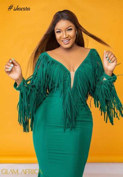 FIERY HOT! OMOTOLA STUNS ON THE COVER OF GLAM AFRICA