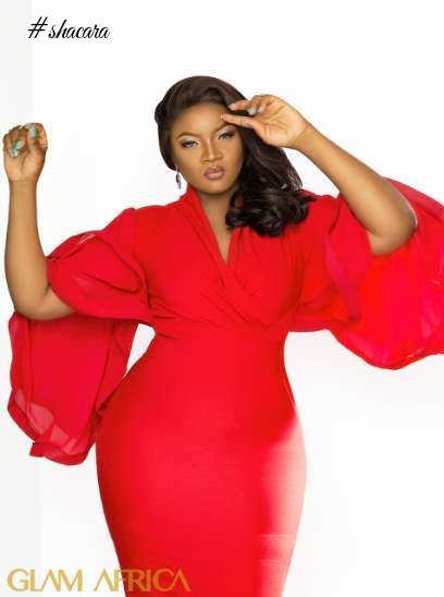 FIERY HOT! OMOTOLA STUNS ON THE COVER OF GLAM AFRICA