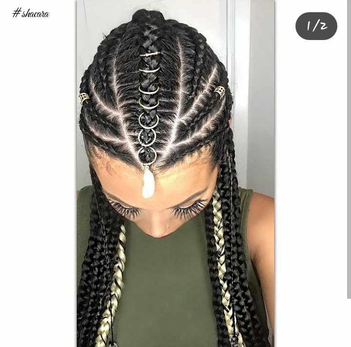 Accessories For Braids Are Getting Hotter: Check Out How These Ladies Are Gorgeously Slaying Them