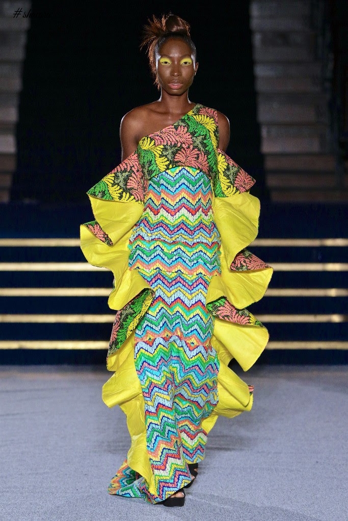 Africa Fashion Week London (AFWL) returned for its 7th edition over the weekend from Friday, August 11 to Saturday, August 12, 2017 at Freemasons’ Hall, Covenant Garden, London.  The fashion show featured vibrant and colour