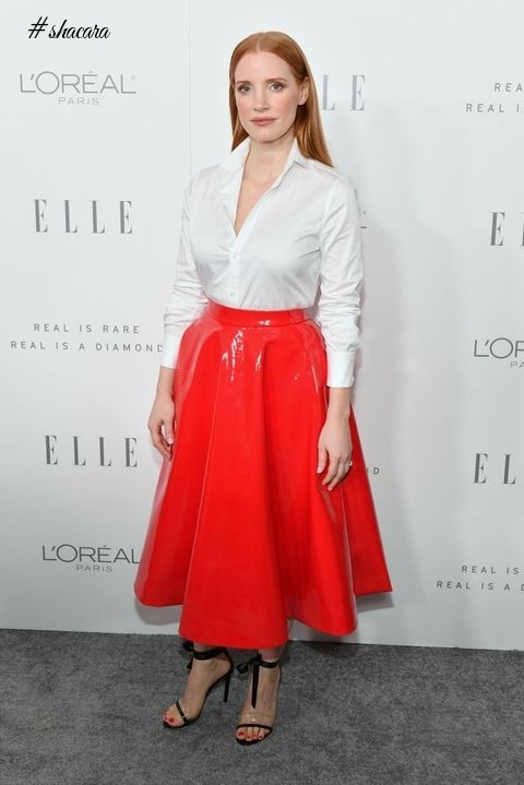 Jennifer Lawrence, Shonda Rhimes, Tessa Thompson, More At ELLE’s Women In Hollywood Awards