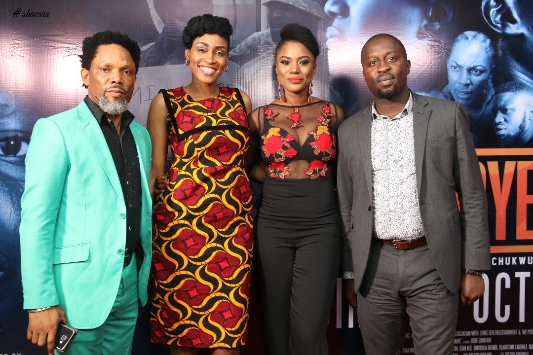 The Movie We’ve Been Waiting For Is Here! Kiki Omeli, Rotimi Salami, At “Omoye” Premiere