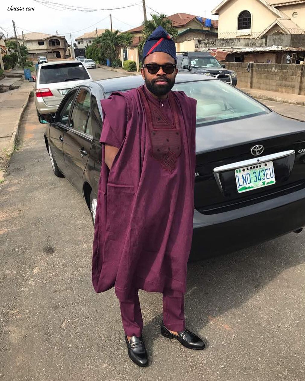 Demons Or Angels? Check Out The Hot Men At Banky W & Adesua Etomi’s Traditional Wedding