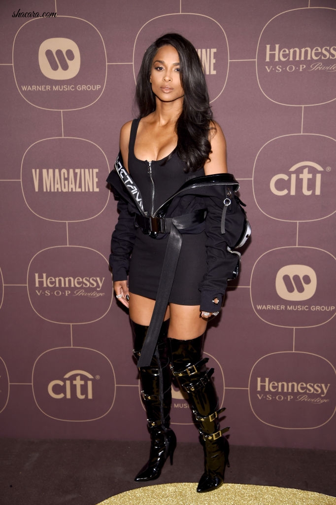 Ciara, Cardi B, Rita Ora, More Spotted At The Warner Music Group Pre-Grammy Party