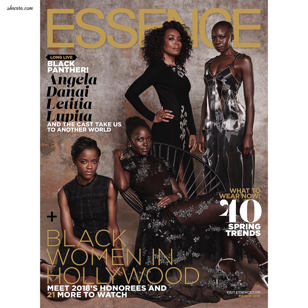 The Stars Of ‘Black Panther’ Cover Essence Magazine’s March 2018 Issue