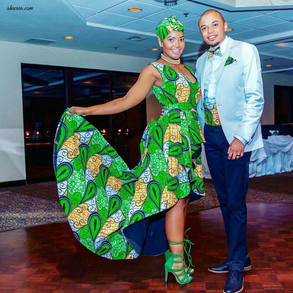 Get Inspired From These 10 African Print Matching Outfits For Couples