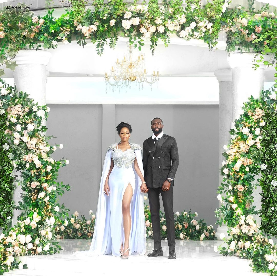 BBNaija’s Khafi Officially Marries Gedoni In An Intimate Wedding Ceremony!