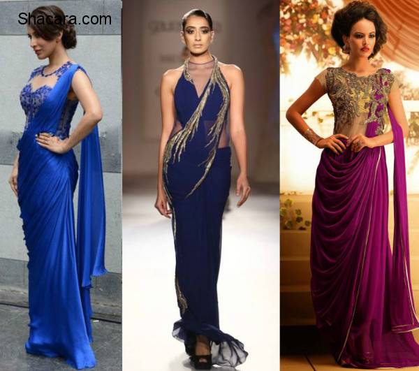 10 Must Try Fusion Sarees