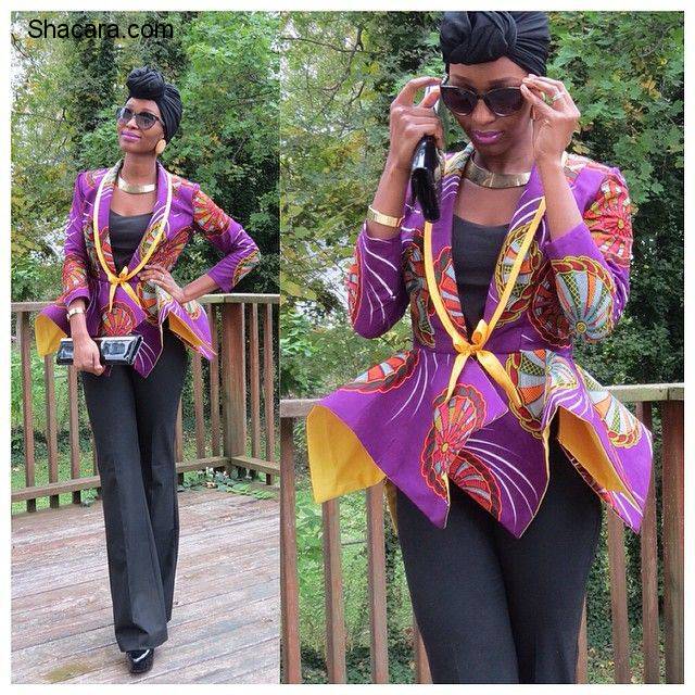 FASHION STYLE-FOR THE LOVE OF ANKARA TOPS (BLAZERS AND JACKETS)
