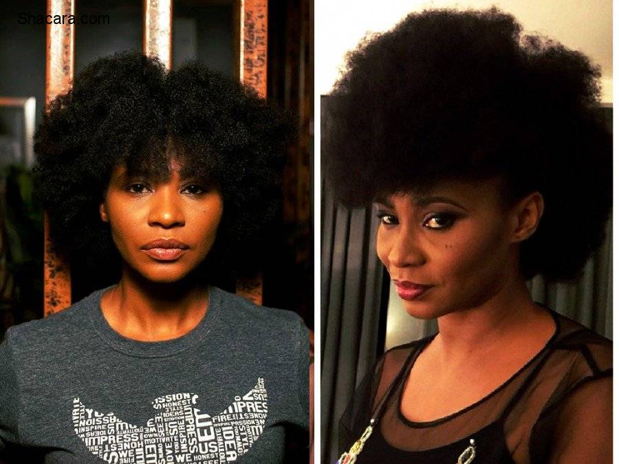 CELEBRITIES SCHOOL US ON HOW TO MAINTAIN OUR NATURAL HAIR.
