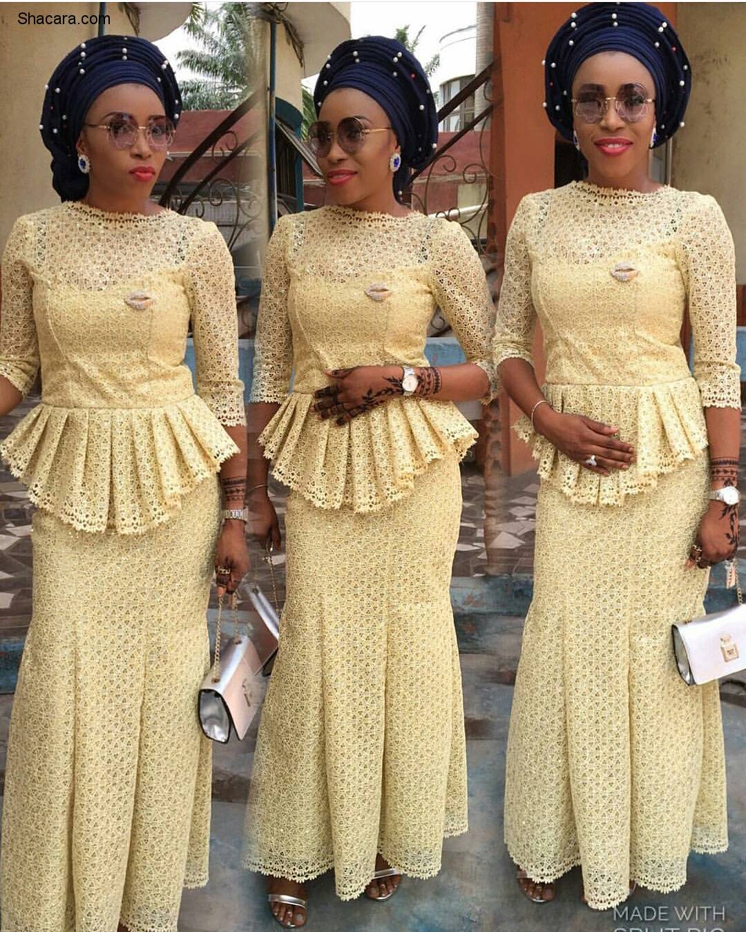 TRENDING ASO EBI STYLES AS SLAYED BY STUNNING FASHIONISTAS
