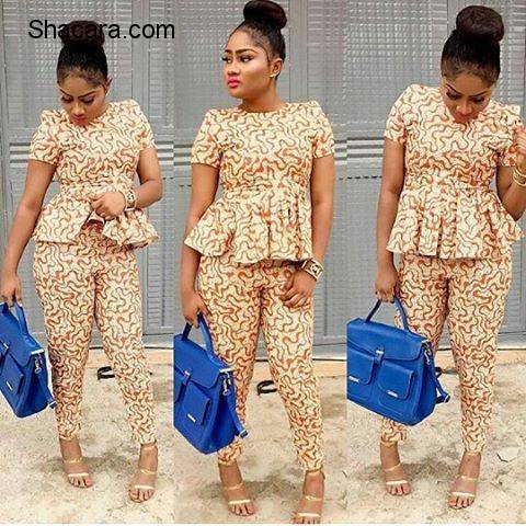 TURN UP TO YOUR NEXT OUTING IN ONE OF THESE TRENDSETTING ANKARA STYLES