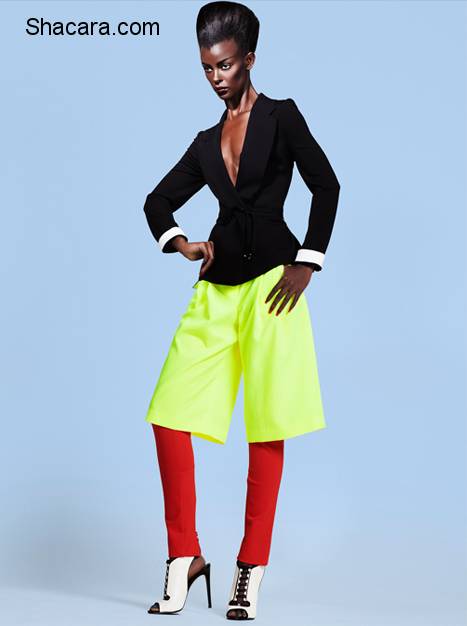 Rwandan Model Happy J Umurerwa for GLASSbook’s “Mix It Up” Style Feature