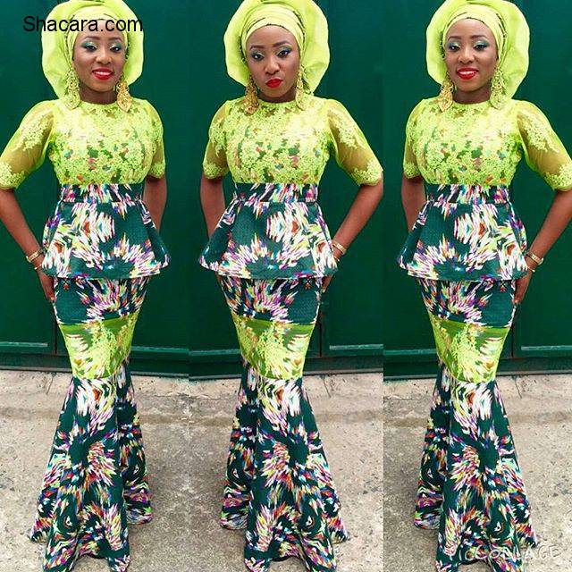 TURN-UP TRENDY IN ONE OF THIS SEXY ANKARA STYLE.
