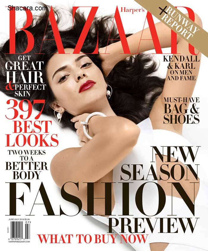 Kendall Jenner Smoulders On The Cover Of Harper’s Bazaar | Talks Beyonce, Growing Up & More