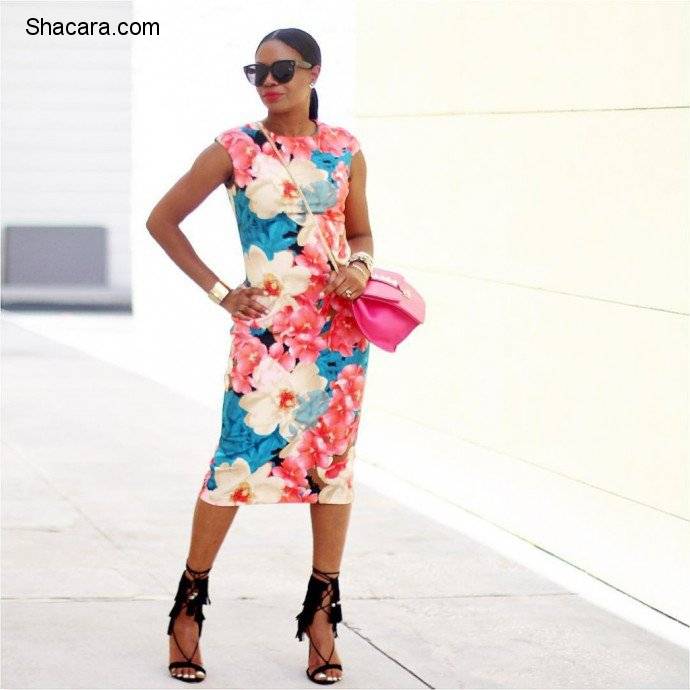 LACE, FLORAL PRINT AND MORE CHURCH OUTFIT IDEA