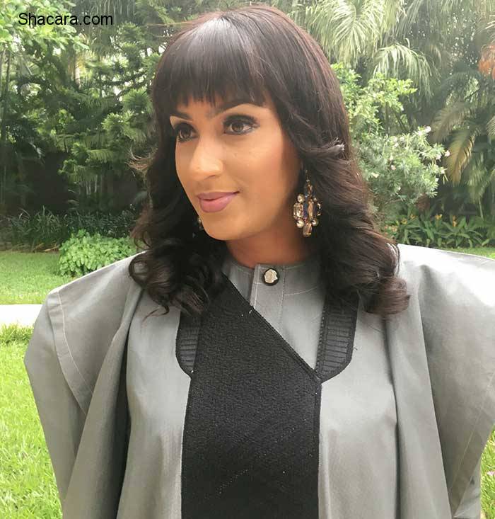 Juliet Ibrahim Joins The “Agbada” Gang! Check Out Her Weekend Look