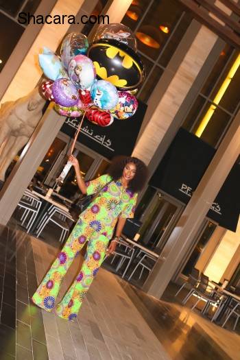 Dubai Street Style In A Lanre DaSilva Ajayi Print Trouser Set