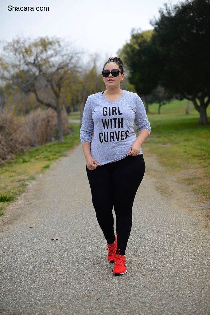 SPORTY PLUS-SIZE CHIC OUTFITS FOR YOUR WEEKEND WORKOUT