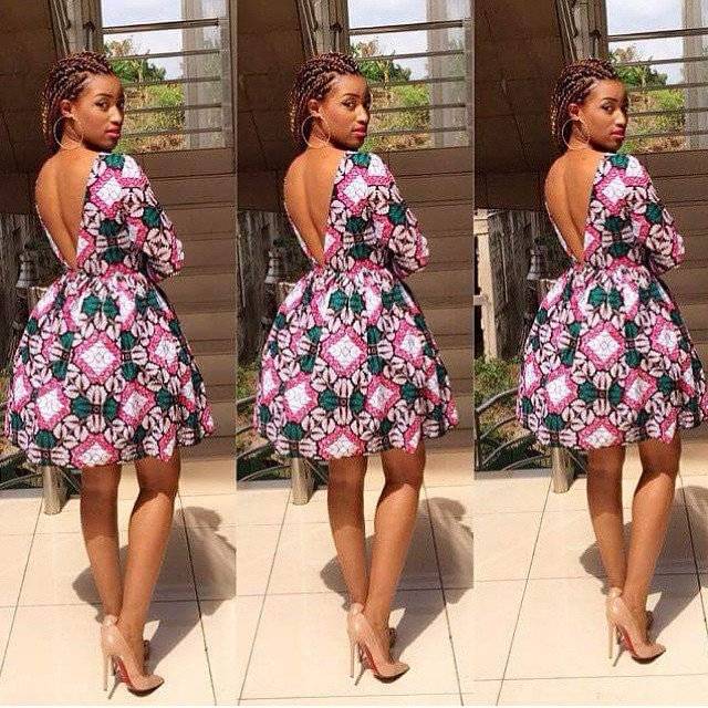 THE OPEN BACK ANKARA DRESSES YOU NEED TO ROCK NOW