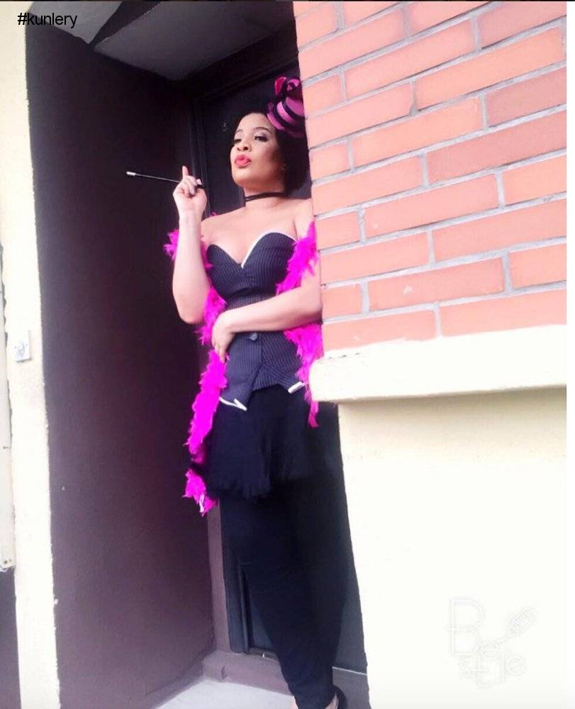 SEE PICTURES FROM MONALISA CHINDA’S BURLESQUE THEMED BRIDAL SHOWER