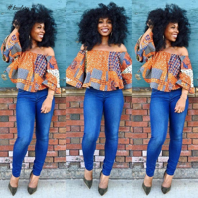 THIS ARE THE COOL WAYS YOU CAN ROCK ANKARA AND JEANS