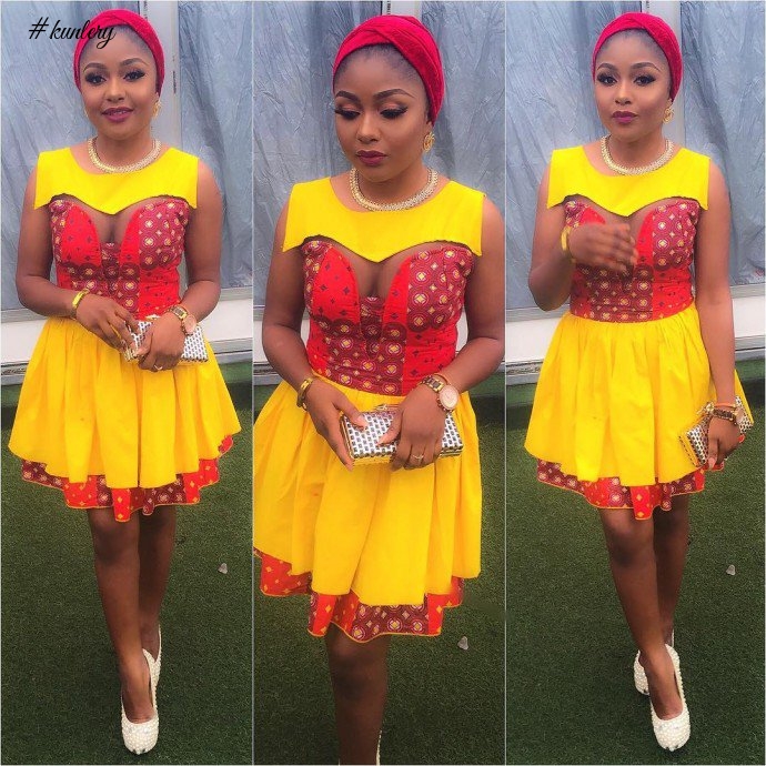 ANKARA STYLES FOR STRAIGHT-SHAPED WEDDING GUESTS