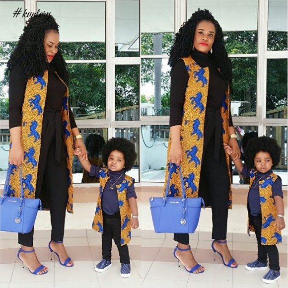 MOTHER AND CHILD ANKARA STYLES