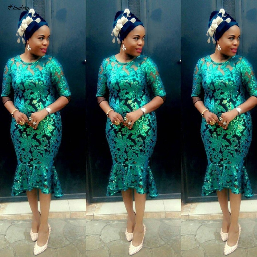 aso ebi styles with cord lace