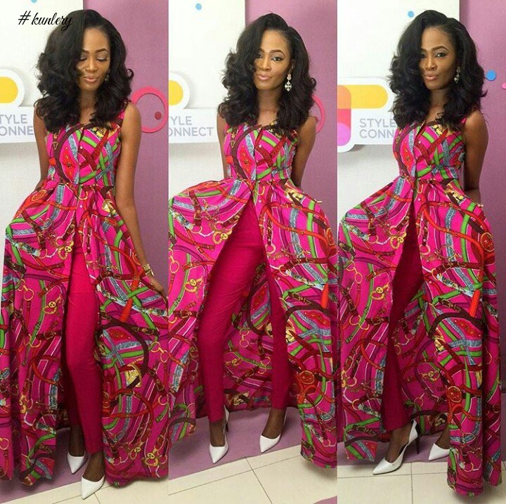 ANKARA LONG CAPE TOP AND TROUSER STYLES