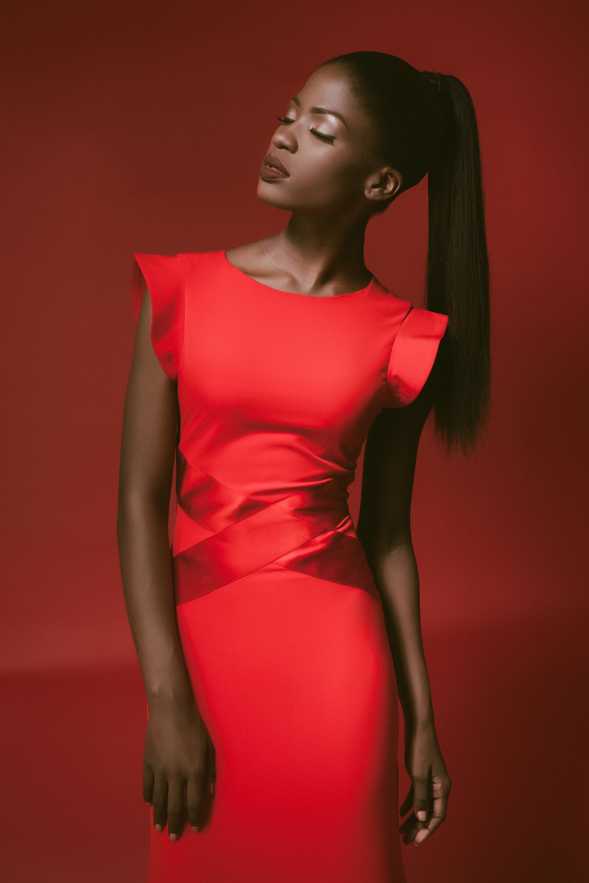 For the Love of Red! Abuja Based Aisha Abu-Bakr Luxury Design Presents Unisex Collection -Rouge