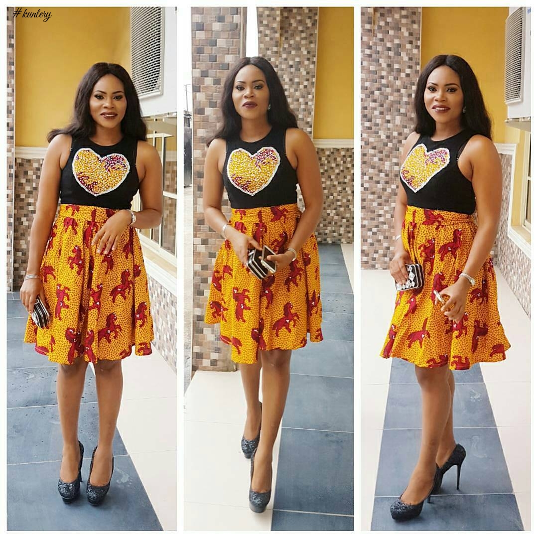 CHECK OUT THESE LATEST EYE POPPING ANKARA STYLES