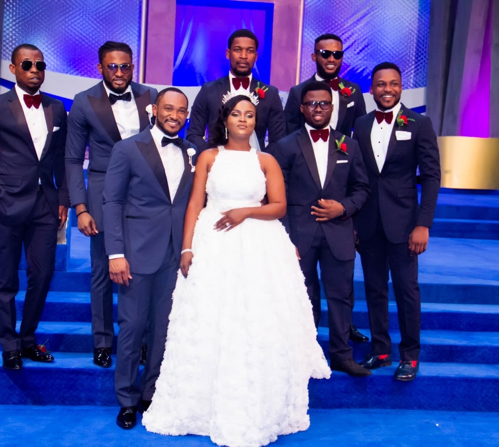 Official White Wedding Photos! Actor Blossom Chukwujekwu & Fashion Designer Maureen Ezissi | Uti, RMD, Linda Ejiofor, Adesuwa Etomi, Ufuoma McDermott, Yomi Casual, Yaw, More, Attend