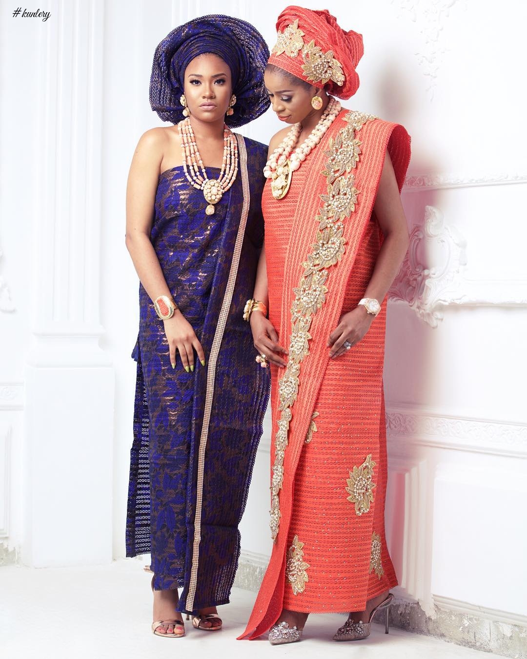 ANNA BANNER AND SHADE OKOYA MODEL AS MOTHER AND DAUGHTER FOR ADEJOKE GELE