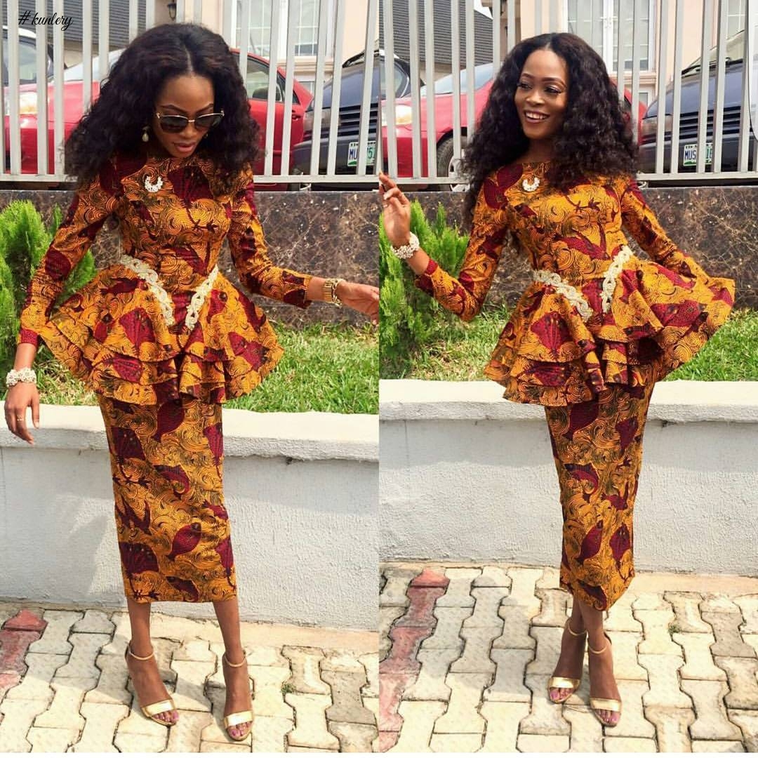 LOVELY ANKARA STYLES SEEN OVER THE WEEKEND